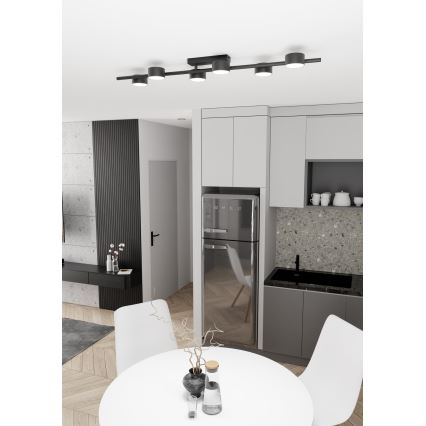 Loftlampe BET 6xGX53/12W/230V sort