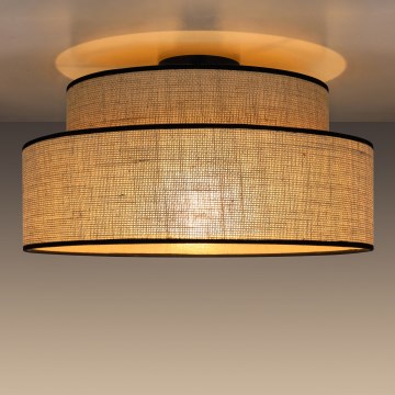 Loftlampe BOHO 1xE27/60W/230V beige