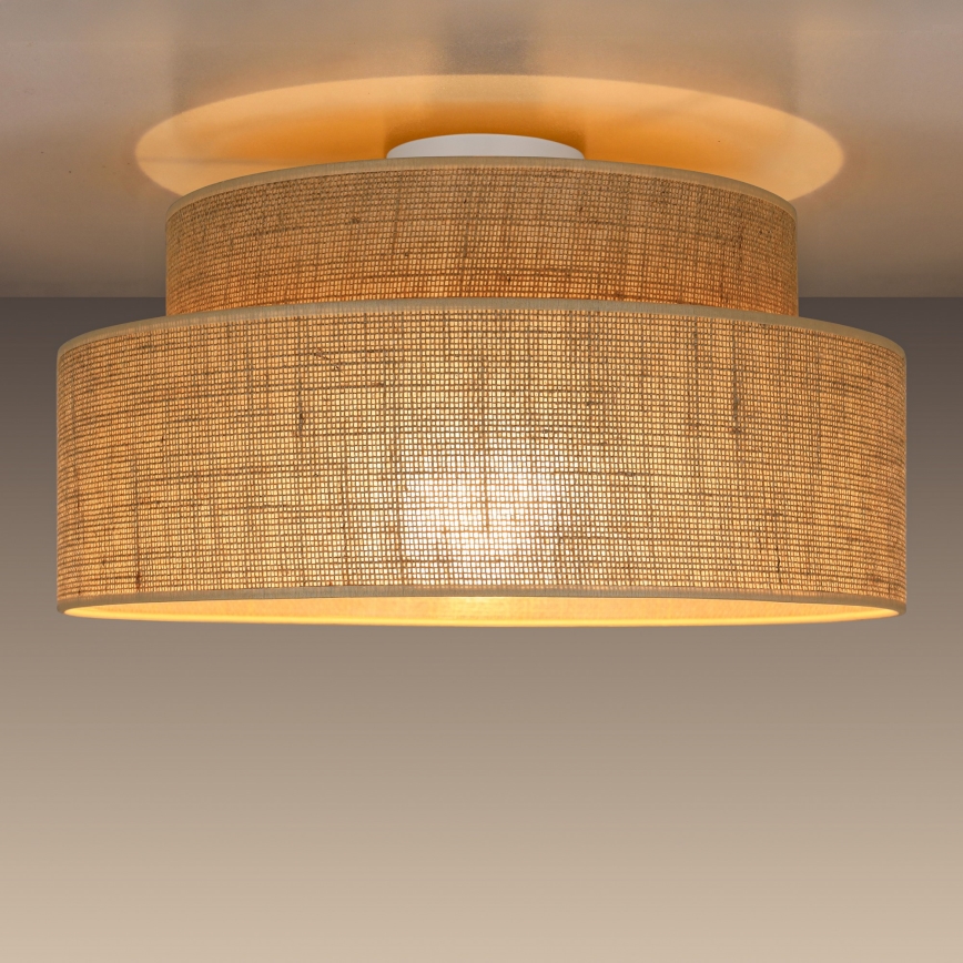 Loftlampe BOHO 1xE27/60W/230V beige