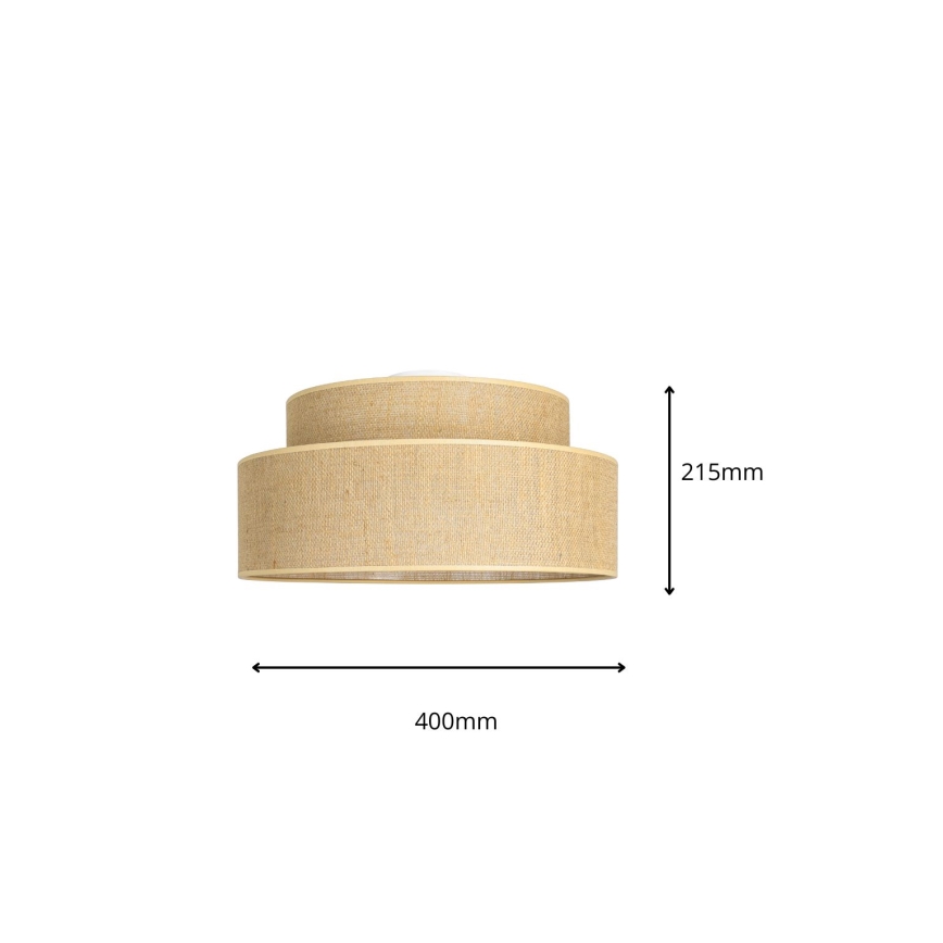 Loftlampe BOHO 1xE27/60W/230V beige