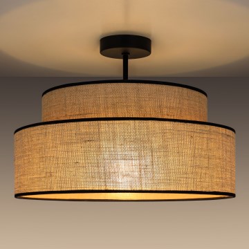 Loftlampe BOHO 1xE27/60W/230V beige
