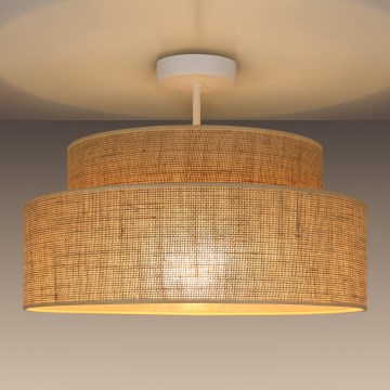 Loftlampe BOHO 1xE27/60W/230V beige
