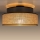 Loftlampe BOHO 1xE27/60W/230V brun/beige