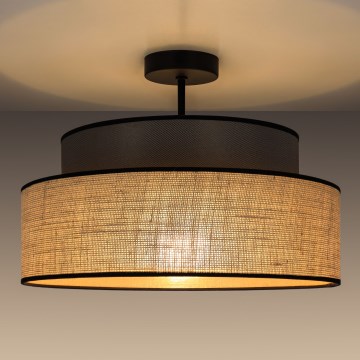 Loftlampe BOHO 1xE27/60W/230V brun/beige