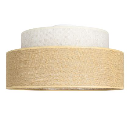 Loftlampe BOHO 1xE27/60W/230V cremefarvet/beige