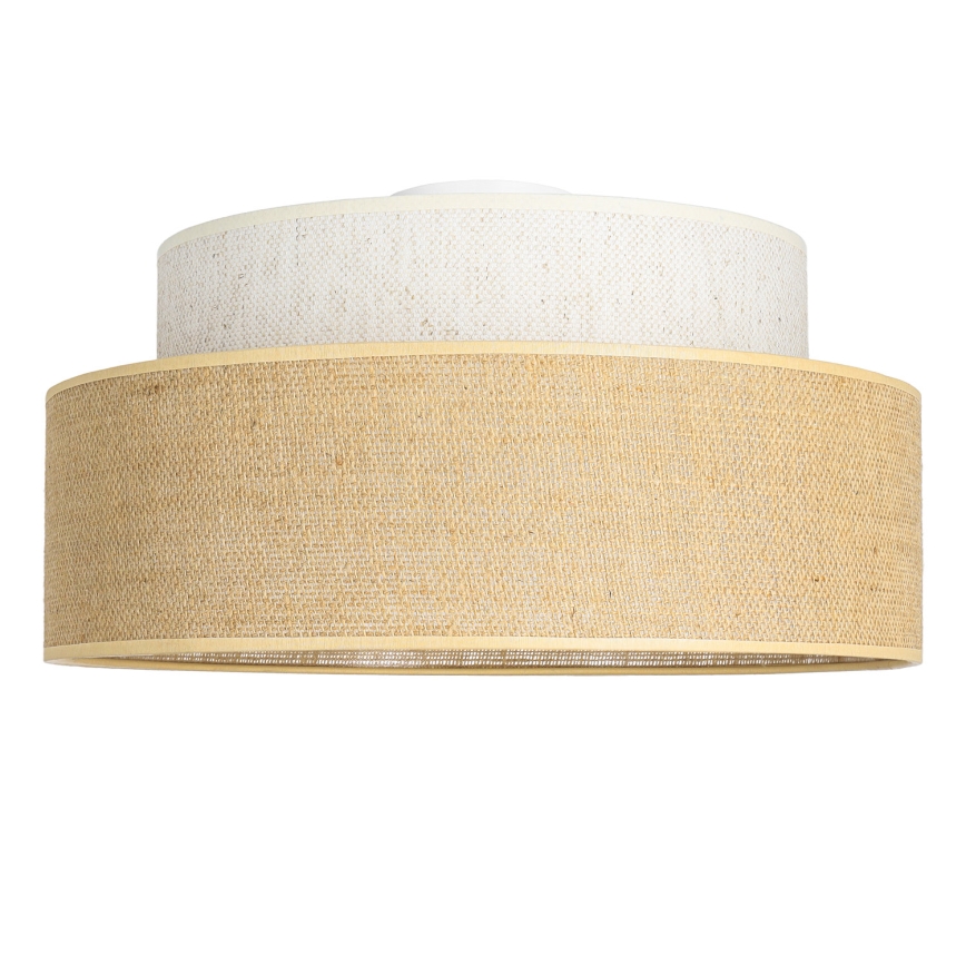Loftlampe BOHO 1xE27/60W/230V cremefarvet/beige