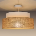 Loftlampe BOHO 1xE27/60W/230V hvid/beige