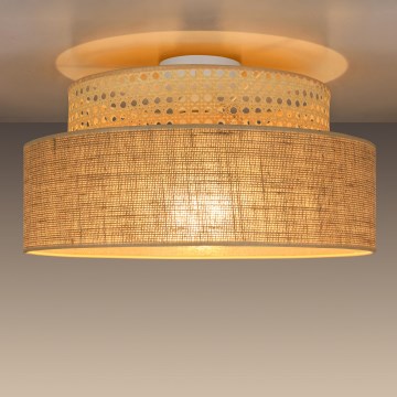 Loftlampe BOHO 1xE27/60W/230V Rattan