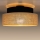 Loftlampe BOHO 1xE27/60W/230V sort/beige