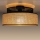 Loftlampe BOHO 1xE27/60W/230V sort/Rattan
