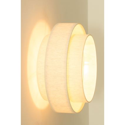 Loftlampe BOHO 1xE27/60W/230V Ø 40 cm hvid