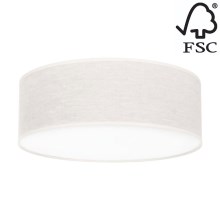 Loftlampe BOHO 3xE27/25W/230V diameter 38 cm hvid – FSC certificeret
