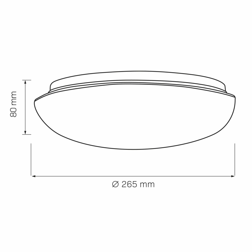 Loftlampe BONIFACY 1xE27/20W/230V diameter 26,5 cm hvid