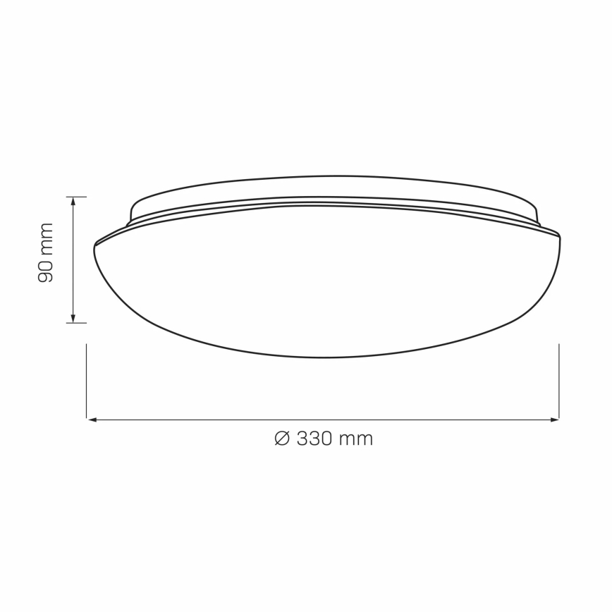 Loftlampe BONIFACY 2xE27/20W/230V diameter 33 cm hvid