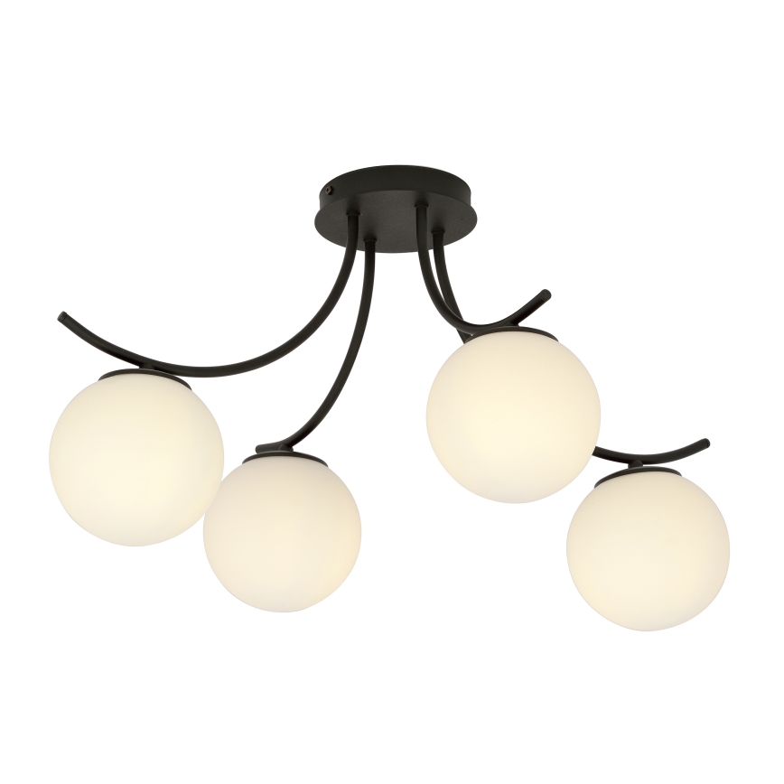 Loftlampe BOSTON 4xE14/10W/230V sort
