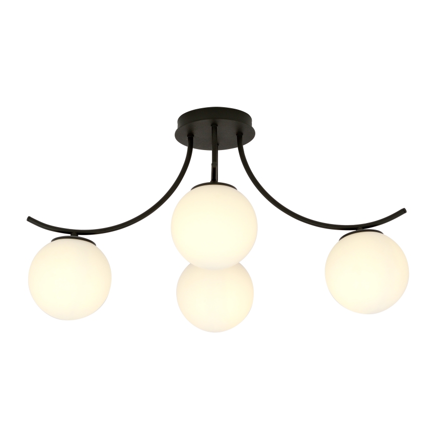 Loftlampe BOSTON 4xE14/10W/230V sort