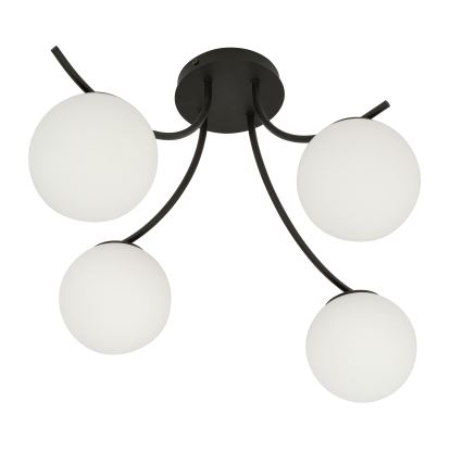 Loftlampe BOSTON 4xE14/10W/230V sort