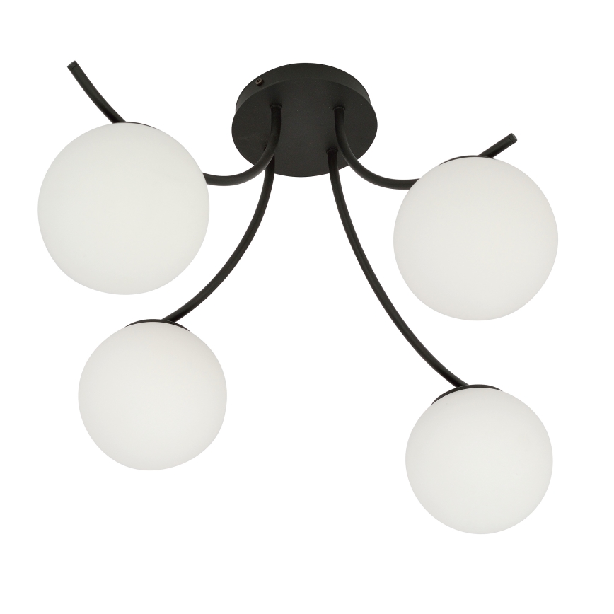 Loftlampe BOSTON 4xE14/10W/230V sort