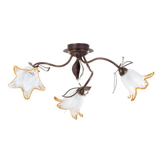 Loftlampe BRAGA 3xE27/15W/230V bronze