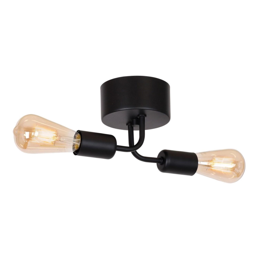 Loftlampe BRENDA 2xE27/60W/230V sort