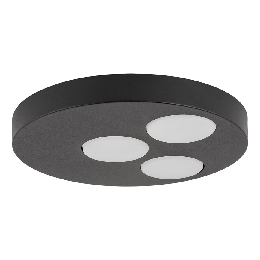 Loftlampe BROS 3xGX53/12W/230V sort