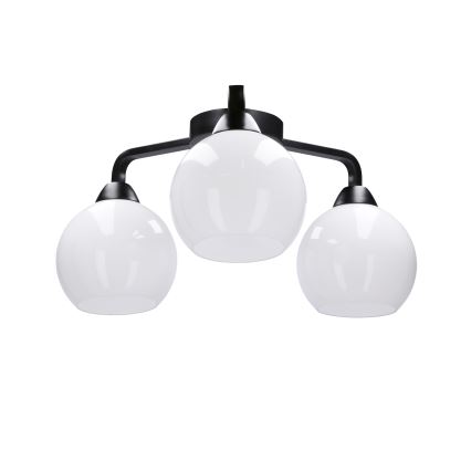 Loftlampe CALDERA 3xE27/60W/230V sort