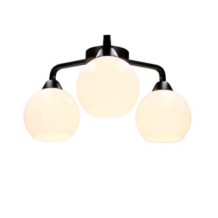 Loftlampe CALDERA 3xE27/60W/230V sort