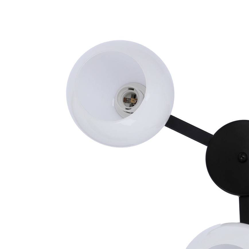 Loftlampe CALDERA 3xE27/60W/230V sort