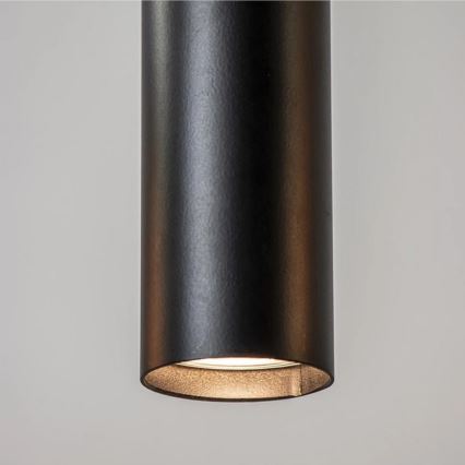 Loftlampe på kabel CALYPSO 2xGU10/60W/230V + 3xE27/60W sort/guld