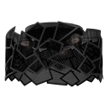 Loftlampe CAMO 3xE27/15W/230V sort