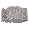 Loftlampe CAMO 3xE27/15W/230V Ø 49,5 cm beige