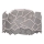 Loftlampe CAMO 3xE27/15W/230V Ø 49,5 cm beige