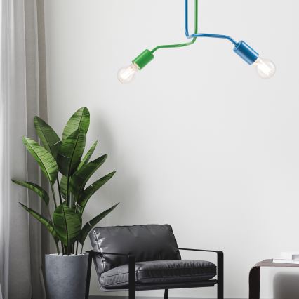 Loftlampe CHARLIE 2xE27/60W/230V