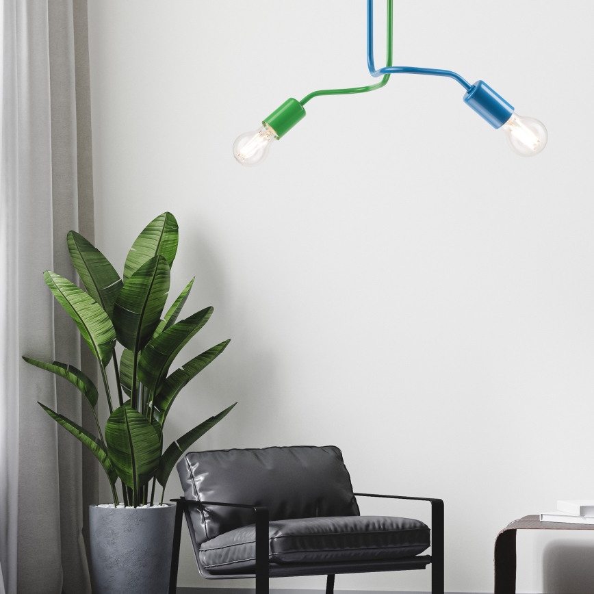 Loftlampe CHARLIE 2xE27/60W/230V