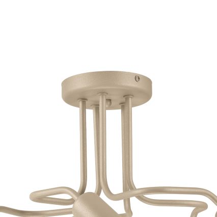 Loftlampe CHARLIE 5xE27/15W/230V beige