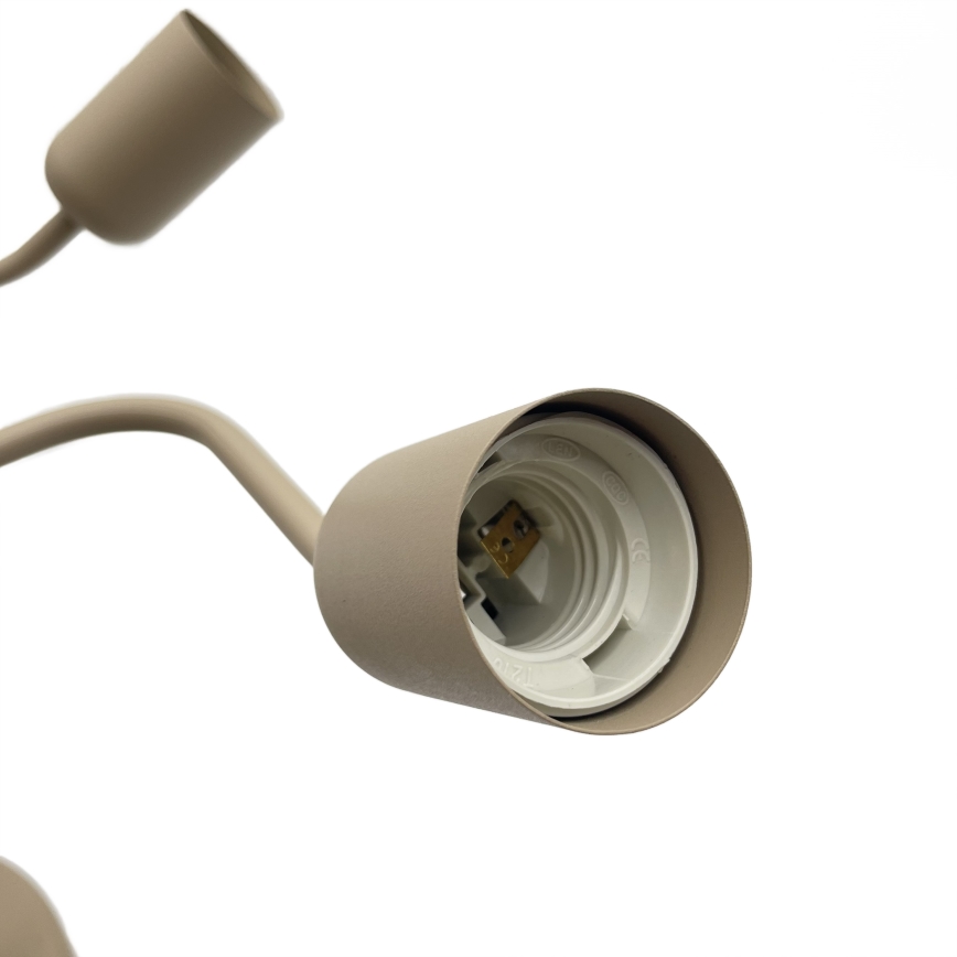 Loftlampe CHARLIE 5xE27/15W/230V beige