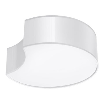 Loftlampe CIRCLE 2xE27/60W/230V hvid