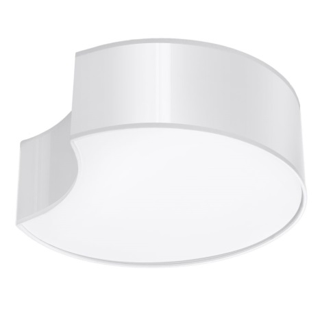 Loftlampe CIRCLE 2xE27/60W/230V hvid