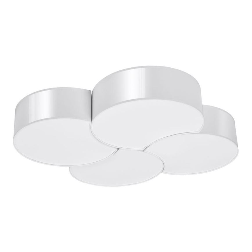 Loftlampe CIRCLE 8xE27/60W/230V hvid