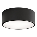 Loftlampe CLEO 1xE27/24W/230V diameter 20 cm sort