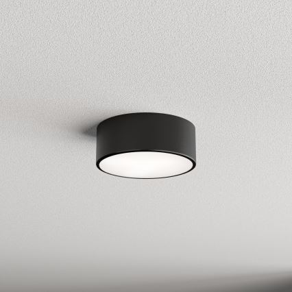 Loftlampe CLEO 1xE27/24W/230V diameter 20 cm sort