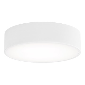 Loftlampe CLEO med bevægelses- og skumringssensor, 2xE27/24W/230V, Ø 30 cm, hvid