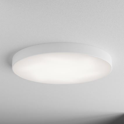 Loftlampe med bevægelses- og skumringssensor CLEO 6xE27/24W/230V Ø 80 cm hvid