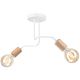 Loftlampe CONOR 2xE27/60W/230V eg/hvid