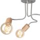 Loftlampe CONOR 3xE27/60W/230V eg/grå