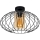 Loftlampe CORRINI 1xE27/60W/230V diameter 34 cm sort/beige