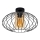 Loftlampe CORRINI 1xE27/60W/230V diameter 34 cm sort/beige