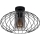 Loftlampe CORRINI 1xE27/60W/230V diameter 34 cm sort/grå