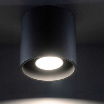 Loftlampe CREEP 1xGU10/50W/230V sort