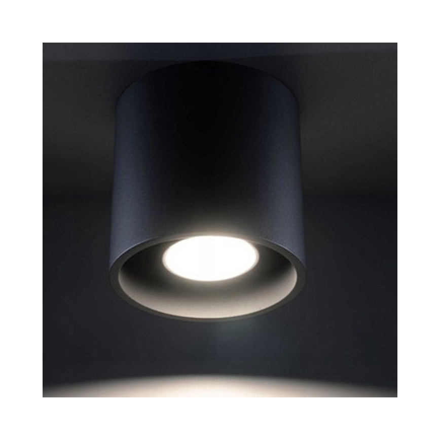 Loftlampe CREEP 1xGU10/50W/230V sort